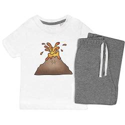 Azeeda 3-4 Jahre 'Wütender Vulkan' Kinder Nachtwäsche/Pyjama Set (KP00065929) von Azeeda