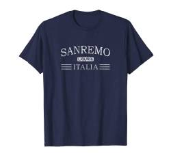 Sanremo Liguria Italia - Sanremo Ligurien Italien - T-Shirt von Azienda di Design Italiana
