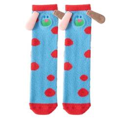 Fuzzy-Socken,Bequeme Thermosocke - Lustige Cartoon atmungsaktive elastische weiche gemütliche Socken für Frauen für Mädchen Frauen zu Hause schlafen Aznever von Aznever