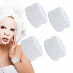 Handgelenk-Gesichtswaschbänder, Handgelenk Waschband, Wiederverwendbare Mikrofaser-Spa-Handgelenk-Waschbänder Gesichtswaschset, Saugfähige Handgelenk-Schweißbänder von Aznever