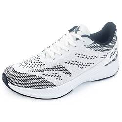 Azooken Laufschuhe Herren Damen Sportschuhe Joggingschuhe Straßenlaufschuhe Tennisschuhe Freizeit Sneaker Outdoor Fitness Gym Traillauf Schuhe(T231-White44) von Azooken