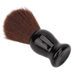 Bartbürste für Herren, weiches braunes Nylonhaar, bequemer schwarzer Griff, Bartreinigungs- und Pflegebürste von Azusumi