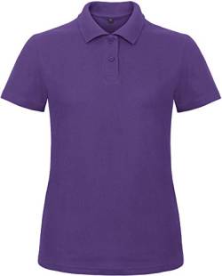 B&C: Ladies` Piqué Polo Shirt ID.001 Women PWI11, Größe:3XL;Farbe:Purple von B+C