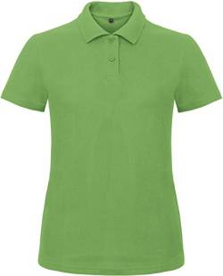 B&C: Ladies` Piqué Polo Shirt ID.001 Women PWI11, Größe:M;Farbe:Real Green von B+C