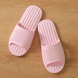 Wasserdichte rutschfeste Strand Sandalen,Tragen Sie modische rutschfeste Hausschuhe,Hausbad-Hausschuhe-pink B_40-41,Casual Mode Dusche Sandalen von B/H