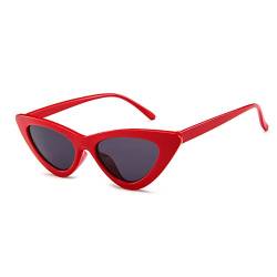 Sonnenbrille Der Frauen Katzenaugen Art Mode Weinlese Retro Gläser Für Spaß - BLDEN GL1002-R-B von B BIDEN