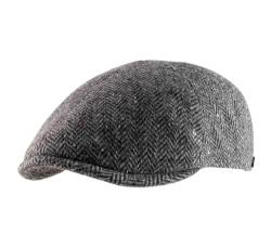 B Collection - Flatcap, Schiebermütze, Newsboy Cap wasserabweisend Celestin - Size 58 cm - gris von B Collection