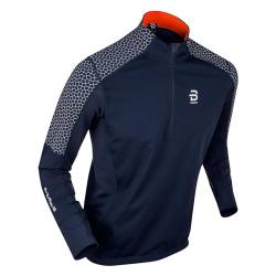 Daehlie Herren Mora Zip Longsleeve, Navy, XL von B DÆHLIE