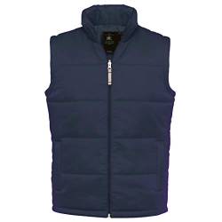 B&C Collection Bodywarmer Ärmellose gepolsterte wasserdichte Nylonweste - Marine (2XL) von B&C