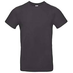 B&C Collection #E190 Herren Plain Cotton Tee Mittlere, gerade Passform - Gebraucht Schwarz (M) von B&C