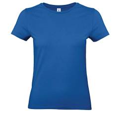 B&C Collection Frauen Kurzarm T-Shirt Tragen Sie Casual Cotton Top - Königsblau (S) von B&C