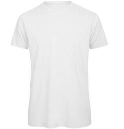 B&C Collection Kurzärmeliges Männer-T-Shirt-Tailliertes T-Shirt - Weiß (L) von B&C