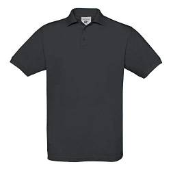 B&C Collection PU409 Mens Short Sleeve Safran Polo Shirt - Dark Grey - X-Large von B&C