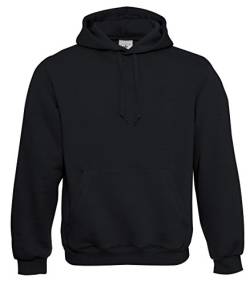 B&C - Kapuzen-Sweatshirt 'Hooded Sweat' / Black, XXL von B&C