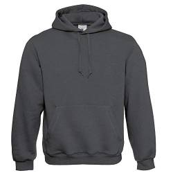 B&C - Kapuzen-Sweatshirt 'Hooded Sweat' / Steel Grey, XL von B&C