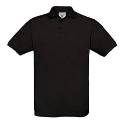 B&C - Piqué Poloshirt 'Safran' M,Black von B&C