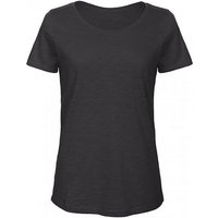 B&C Rundhalsshirt Damen T-Shirt / 100% SLUB Organic Cotton TEE mit Rundhals von B&C