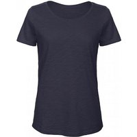 B&C Rundhalsshirt Damen T-Shirt / 100% SLUB Organic Cotton TEE mit Rundhals von B&C