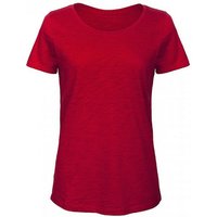 B&C Rundhalsshirt Damen T-Shirt / 100% SLUB Organic Cotton TEE mit Rundhals von B&C