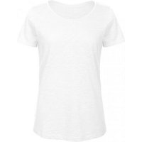 B&C Rundhalsshirt Damen T-Shirt / 100% SLUB Organic Cotton TEE mit Rundhals von B&C