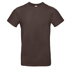 B&C - Single Jersey Herren T-Shirt #E190 / Brown, S von B&C