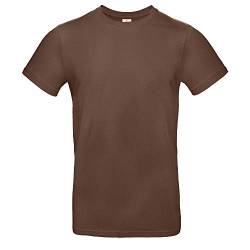 B&C - Single Jersey Herren T-Shirt #E190 / Chocolate, XL von B&C