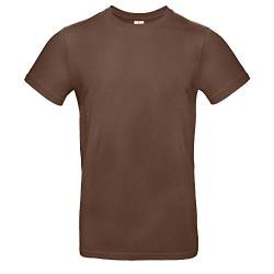 B&C - Single Jersey Herren T-Shirt #E190 / Chocolate, XXL von B&C