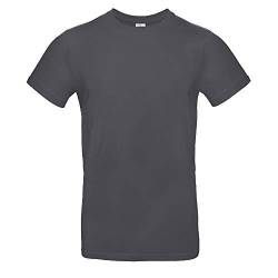 B&C - Single Jersey Herren T-Shirt #E190 / Dark Grey, XXL von B&C