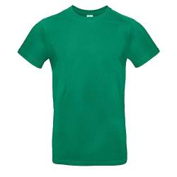 B&C - Single Jersey Herren T-Shirt #E190 / Kelly Green, L von B&C