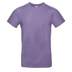 B&C - Single Jersey Herren T-Shirt #E190 / Millenial Lilac, XXL von B&C