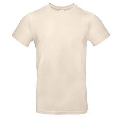 B&C - Single Jersey Herren T-Shirt #E190 / Natural, 3XL von B&C