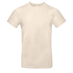 B&C - Single Jersey Herren T-Shirt #E190 / Natural, L von B&C