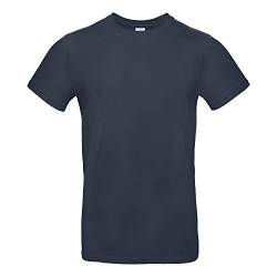 B&C - Single Jersey Herren T-Shirt #E190 / Navy, XS von B&C