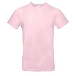 B&C - Single Jersey Herren T-Shirt #E190 / Orchid Pink, XL von B&C