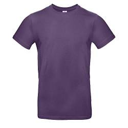B&C - Single Jersey Herren T-Shirt #E190 / Radiant Purple, 3XL von B&C
