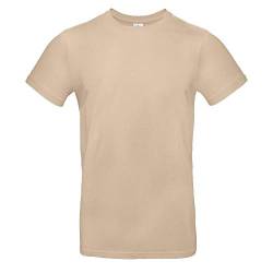 B&C - Single Jersey Herren T-Shirt #E190 / Sand, XL von B&C
