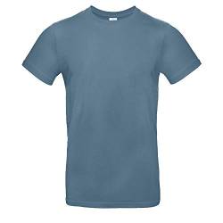 B&C - Single Jersey Herren T-Shirt #E190 / Stone Blue, XL von B&C