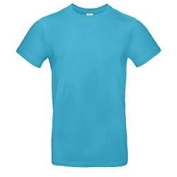 B&C - Single Jersey Herren T-Shirt #E190 / Swimming Pool, XXL von B&C
