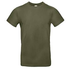 B&C - Single Jersey Herren T-Shirt #E190 / Urban Khaki, L von B&C