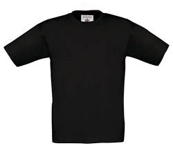 B&C: Kids` T-Shirt Exact 190 Kids TK301, Größe:9/11 (134/146);Farbe:Black von B&C