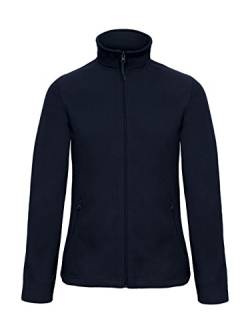 B&C: Ladies` Micro Fleece Full Zip ID.501 Women FWI51, Größe:2XL;Farbe:Navy von B&C