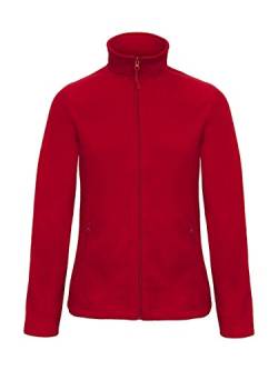 B&C: Ladies` Micro Fleece Full Zip ID.501 Women FWI51, Größe:3XL;Farbe:Red von B&C