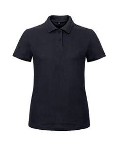 B&C: Ladies` Piqué Polo Shirt ID.001 Women PWI11, Größe:L;Farbe:Navy von B&C