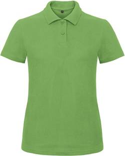 B&C: Ladies` Piqué Polo Shirt ID.001 Women PWI11, Größe:L;Farbe:Real Green von B&C