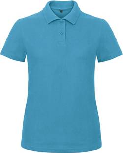 B&C: Ladies` Piqué Polo Shirt ID.001 Women PWI11, Größe:XL;Farbe:Atoll von B&C