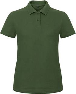 B&C: Ladies` Piqué Polo Shirt ID.001 Women PWI11, Größe:XL;Farbe:Bottle Green von B&C