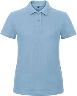 B&C: Ladies` Piqué Polo Shirt ID.001 Women PWI11, Größe:XL;Farbe:Light Blue von B&C