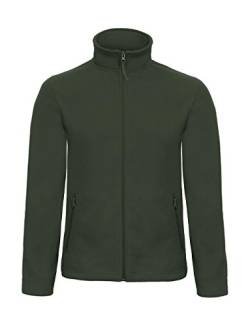 B&C: Micro Fleece Full Zip ID.501 FUI50, Größe:L;Farbe:Forest Green von B&C