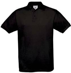 B&C: Piqué Polo Safran PU409, Größe:3XL;Farbe:Black von B&C