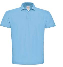 B&C: Piqué Polo Shirt ID.001 PUI10, Größe:3XL;Farbe:Light Blue von B&C